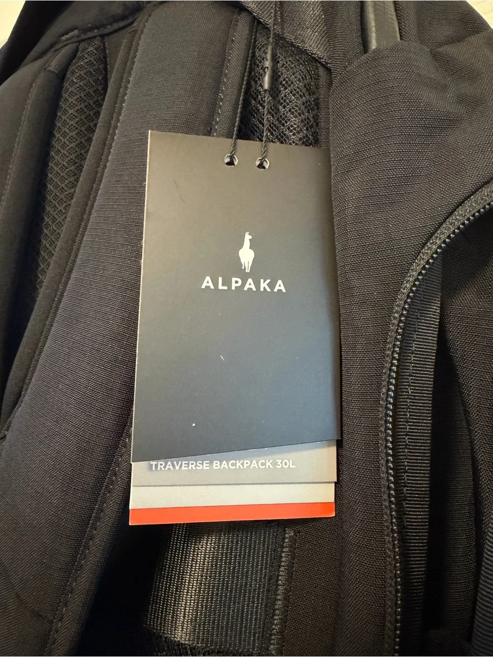 Alpaka Traverse Travel Backpack 30L  Black Axoflux 400D Ripstop Nylon